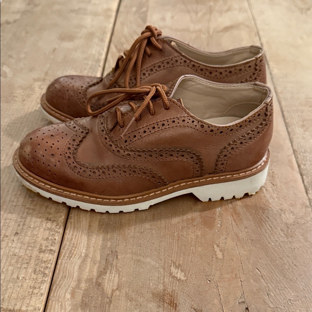 Kenneth Cole Reaction Kids Brown Oxfords